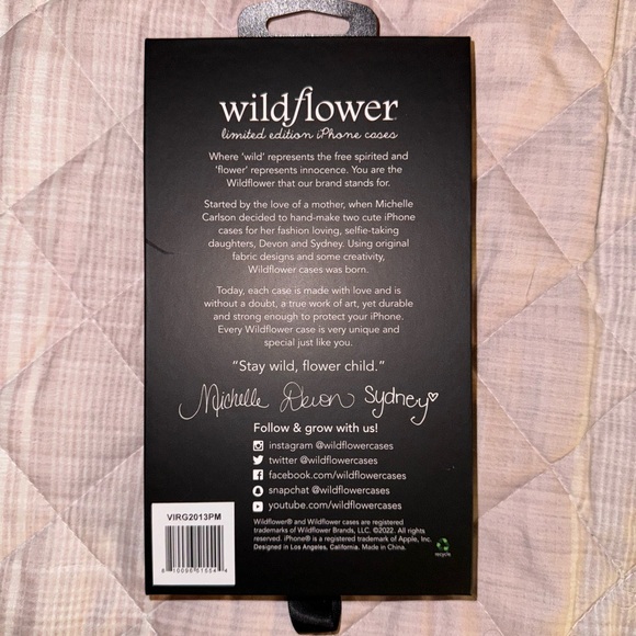 Wildflower “Virgo” IPhone 13 Pro Max Case! - Picture 2 of 4